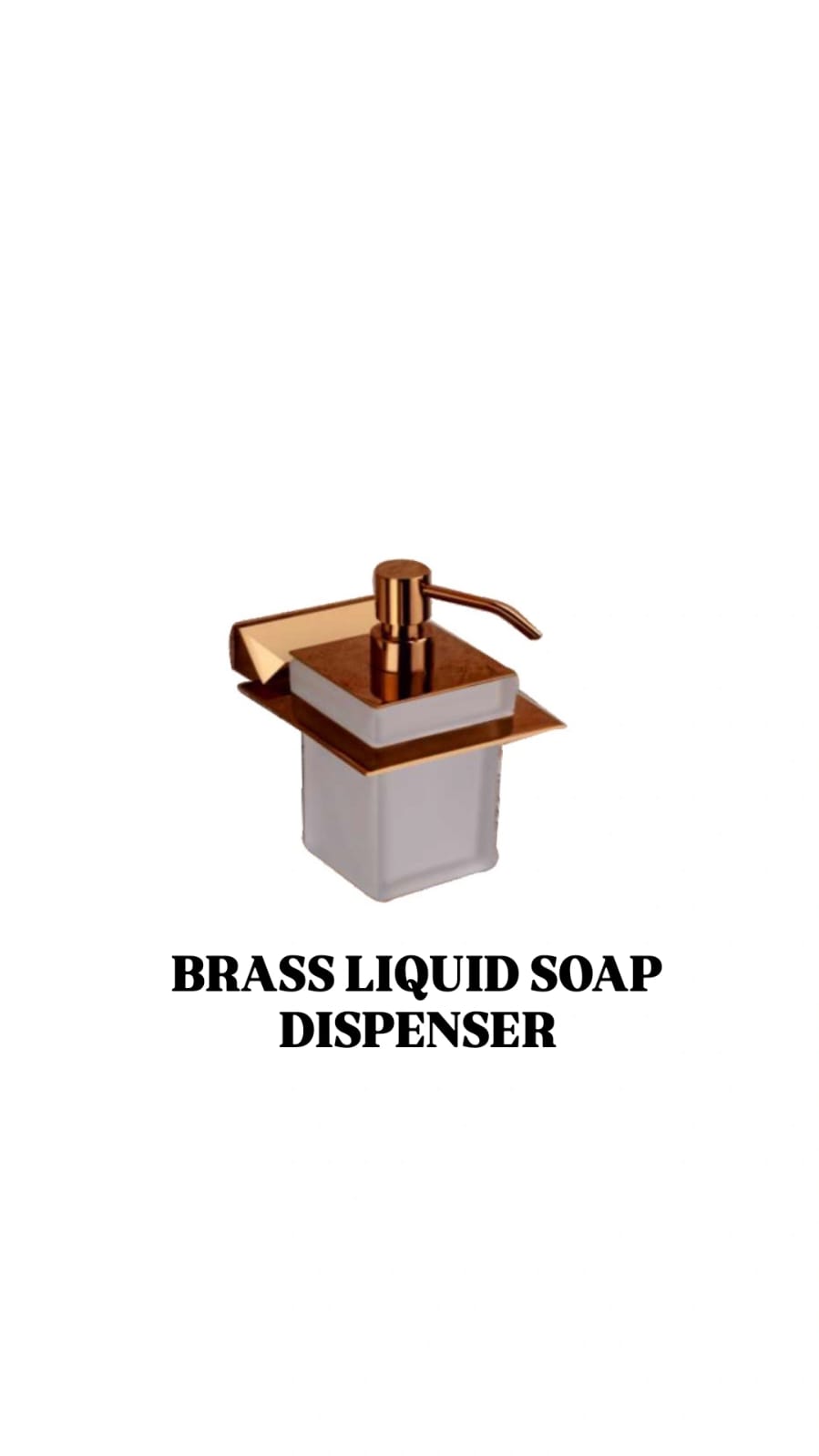 BRASS LIQUID SOAP DISPENSER