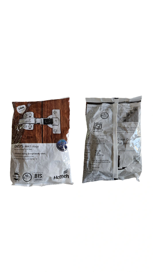 HETTICH ONSYS SOFTCLOSE AUTO HINGES 25mm (SET)