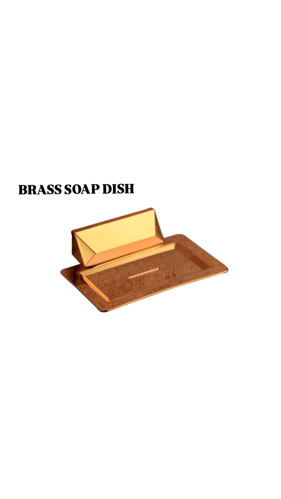 BRASS SOAP DISH
