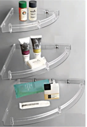 CORNER SET CRYSTAL (UNBREAKABLE) (3PCS)