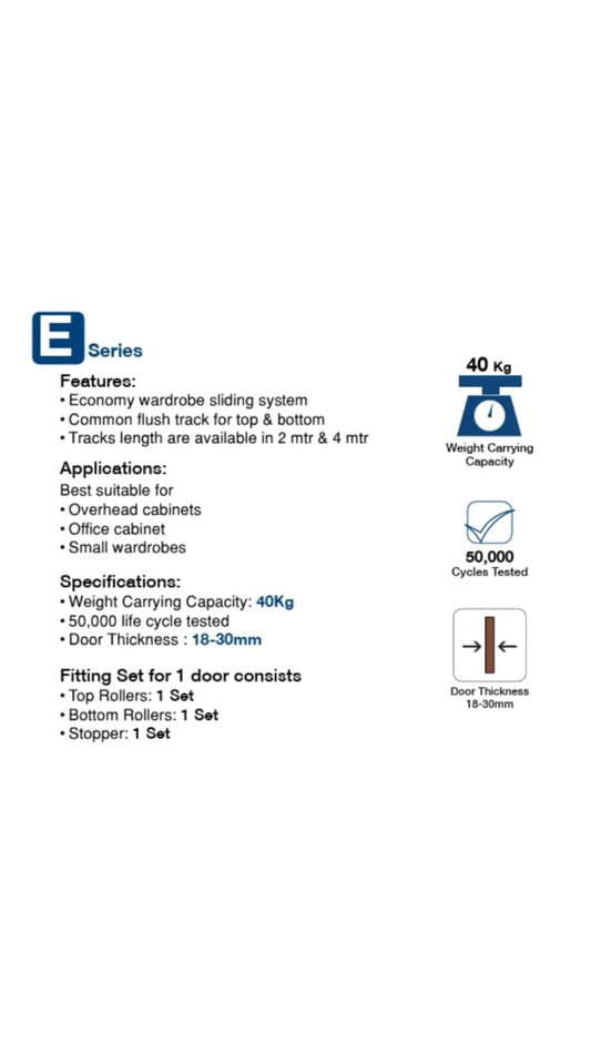 OZONE ECONOMY WARDROBE SLIDING SYSTEM