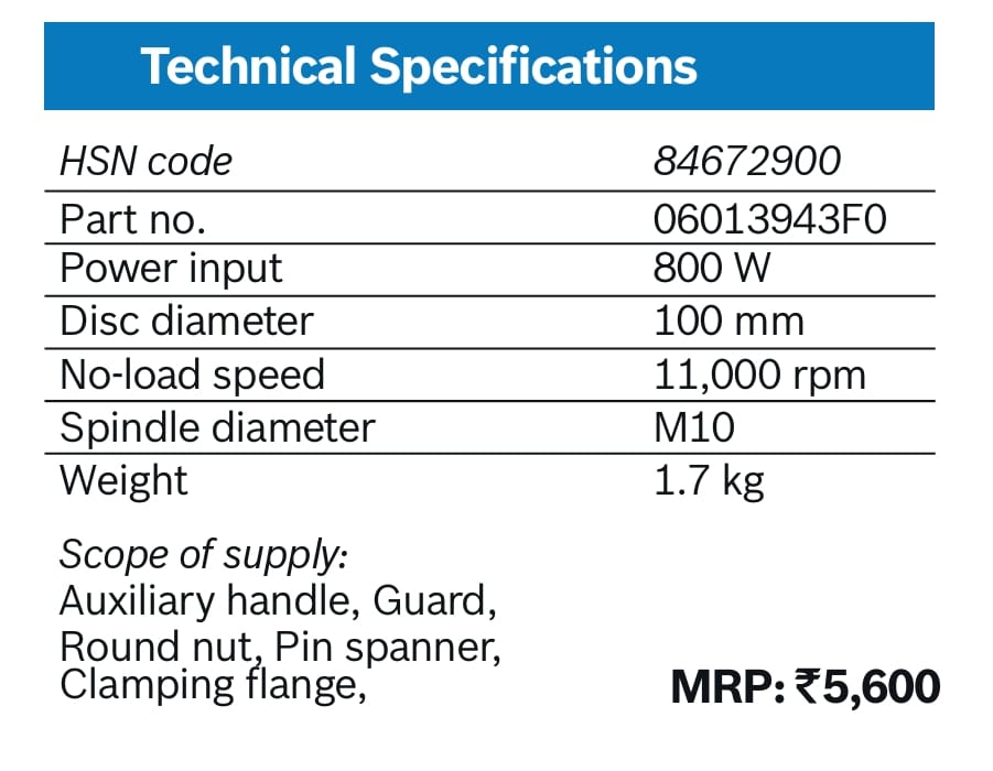 BOSCH GWS 800 PROFESSIONAL