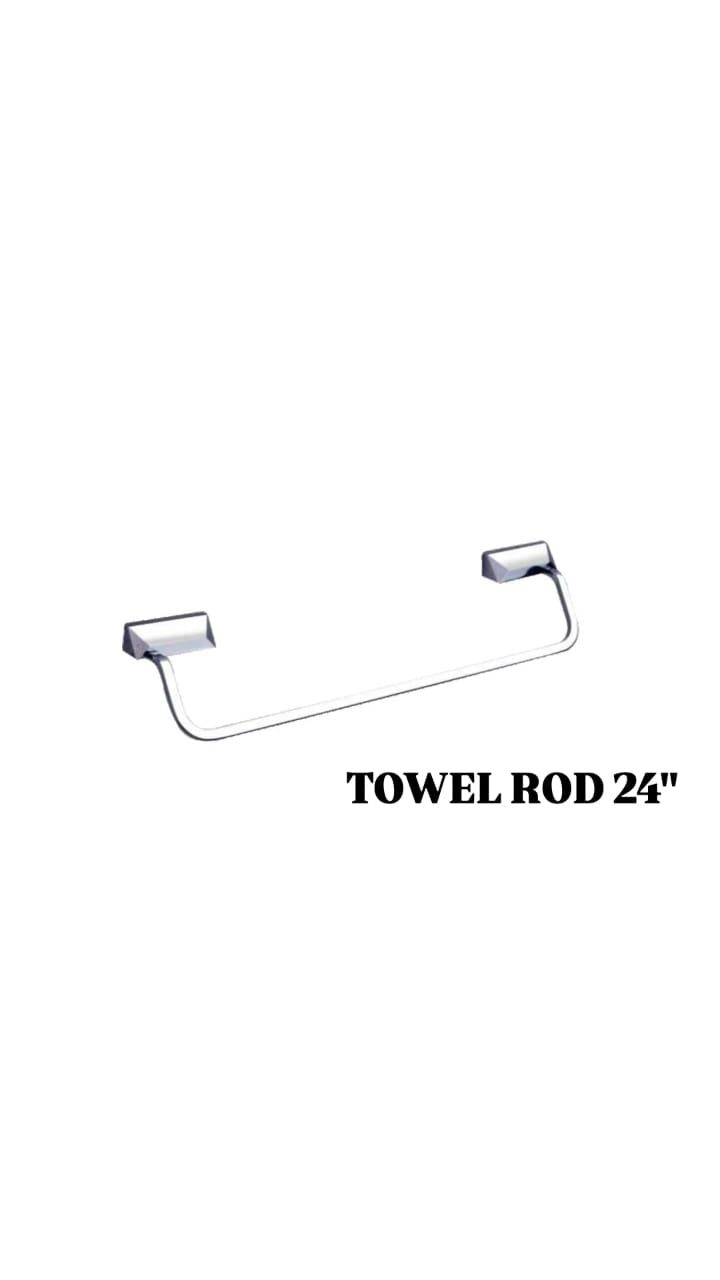 BRASS TOWEL ROD 24"