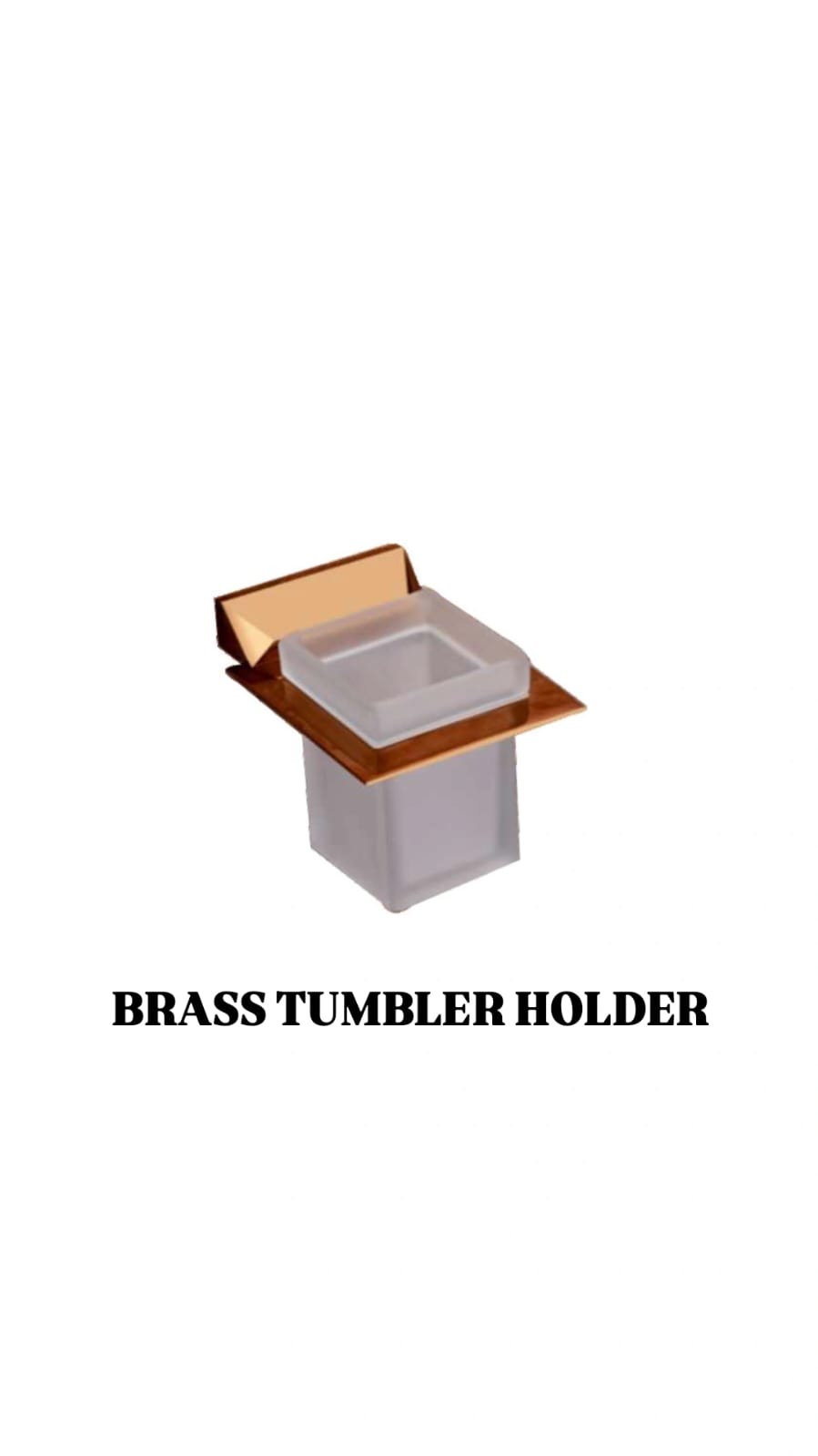 BRASS TUMBLER HOLDER