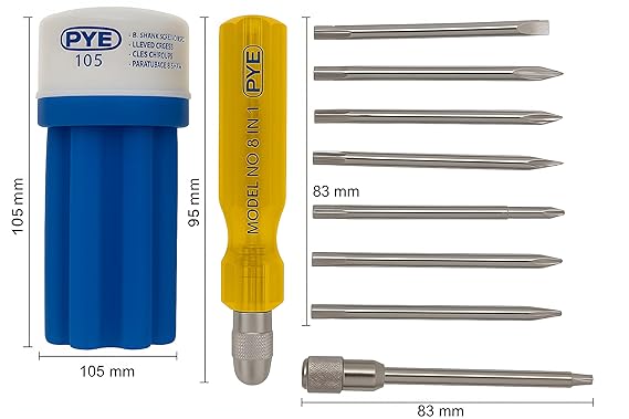 PYE SCREWDRIVER SET ( 8 IN 1 KIT )