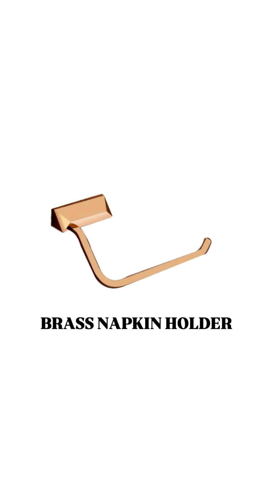 BRASS NAPKIN HOLDER