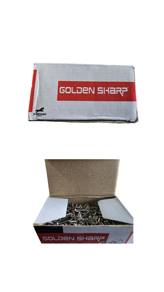 GOLDEN SHARP NICKLE SCREW (PKT)