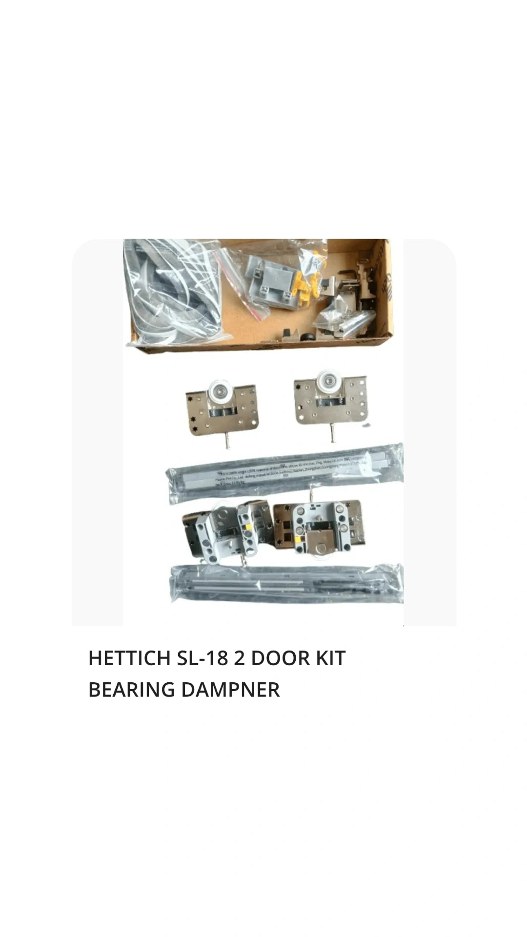 HETTICH SLIDELINE 18 : 2 DOOR KIT
