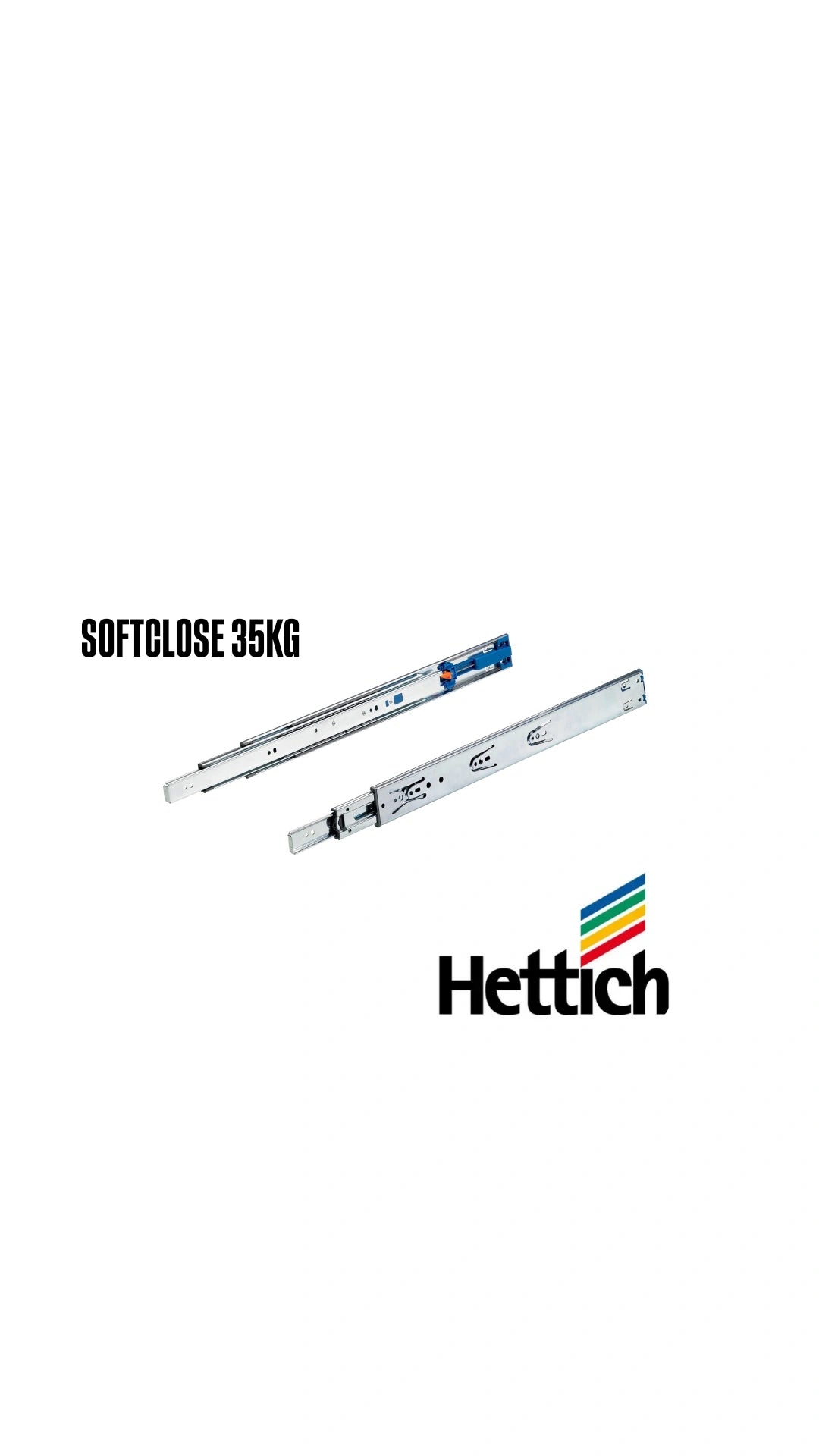 HETTICH SOFTCLOSE DRAWER CHANNEL 35KG (KA4732)