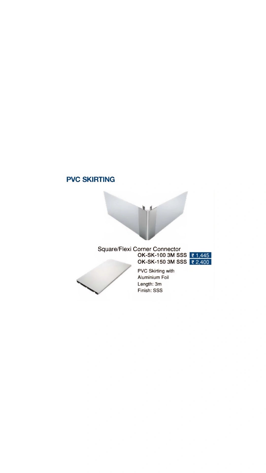 OZONE PVC SKIRTING