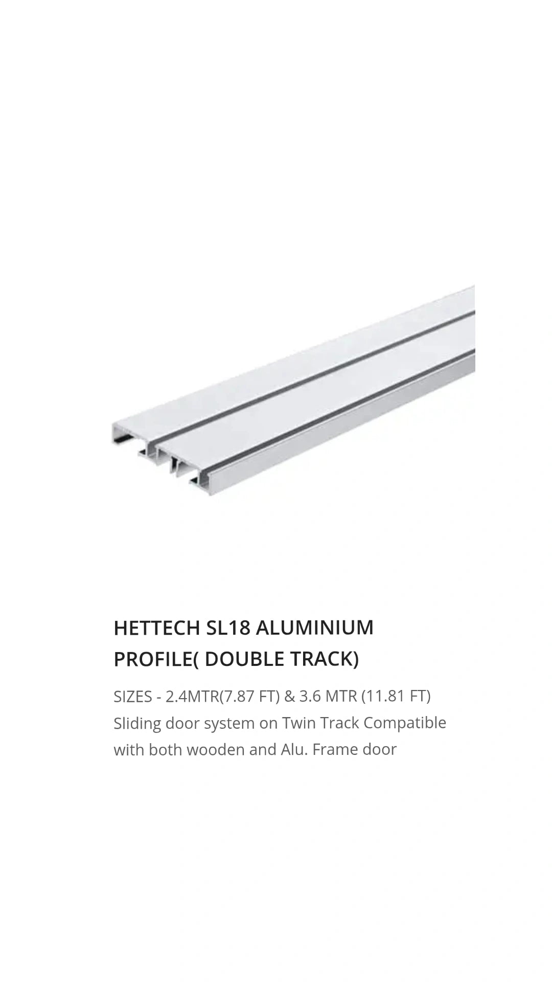 HETTICH SLIDELINE 18 : DOUBLE TRACK