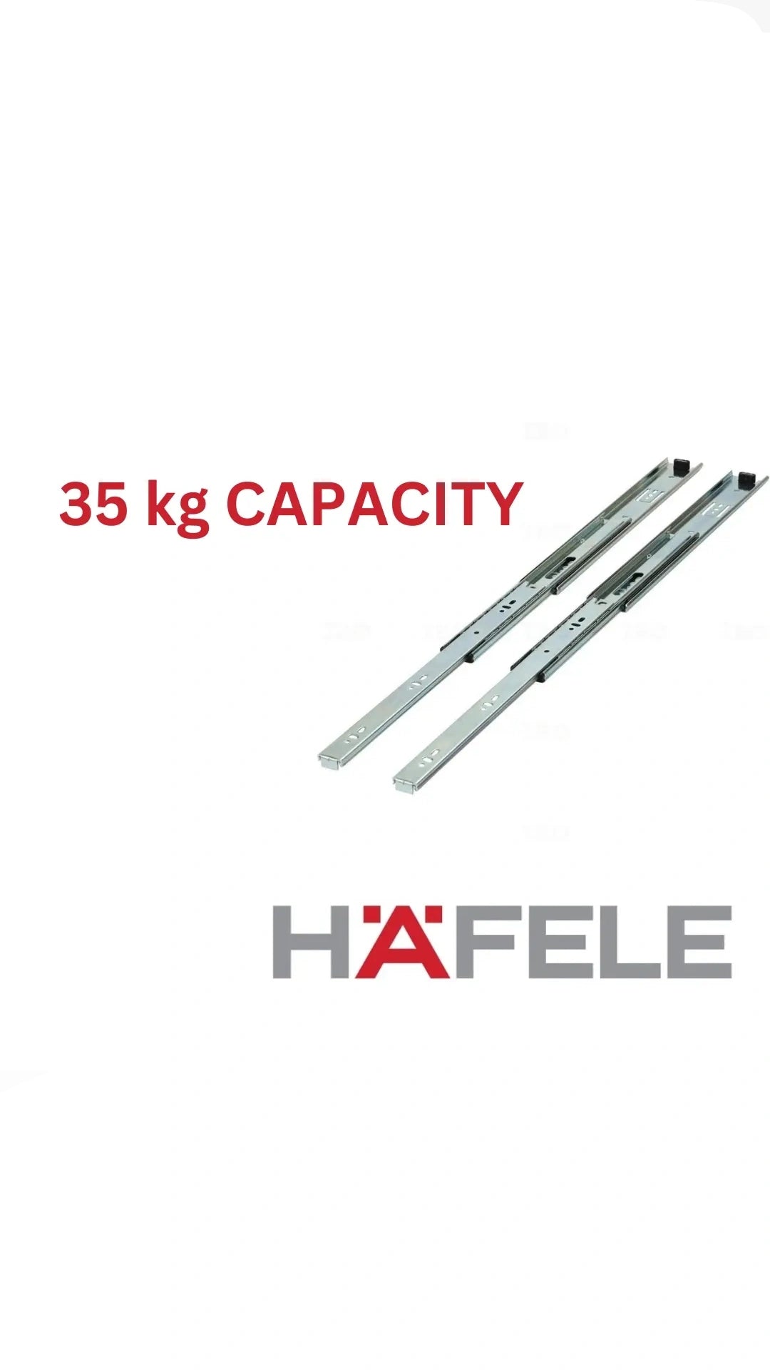 HAFELE REGULAR DRAWER CHANNEL 35KG (SET)