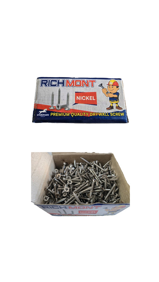 RICH MONT NICKLE SCREW (PKT)