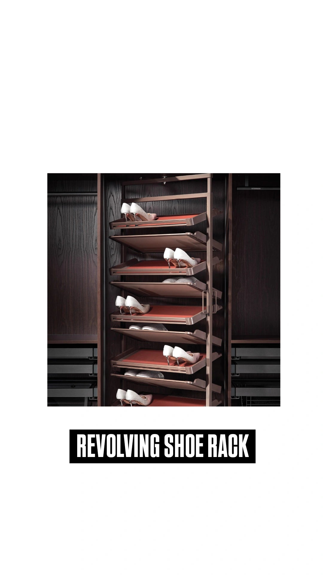 REVOLVING SHOE RACK