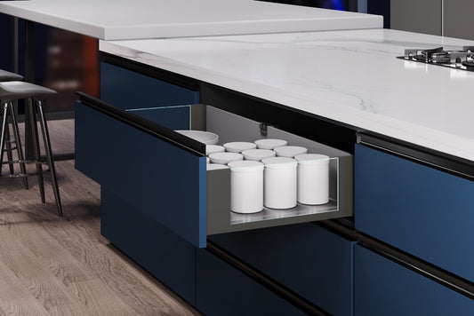 OZONE SLIM PRO ERGOTEC GLASS WITH LED DRAWER SYSTEM