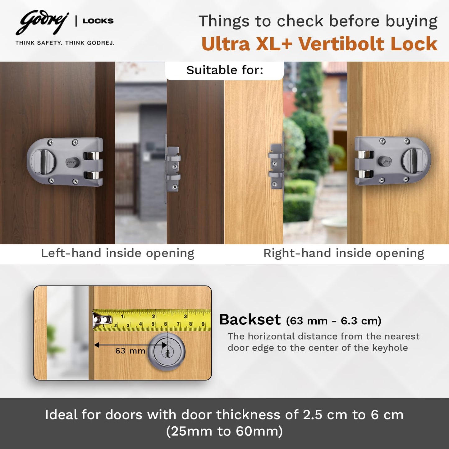 GODREJ VERTIBOLT ULTRA XL+ 2C (WITH PRIVACY)